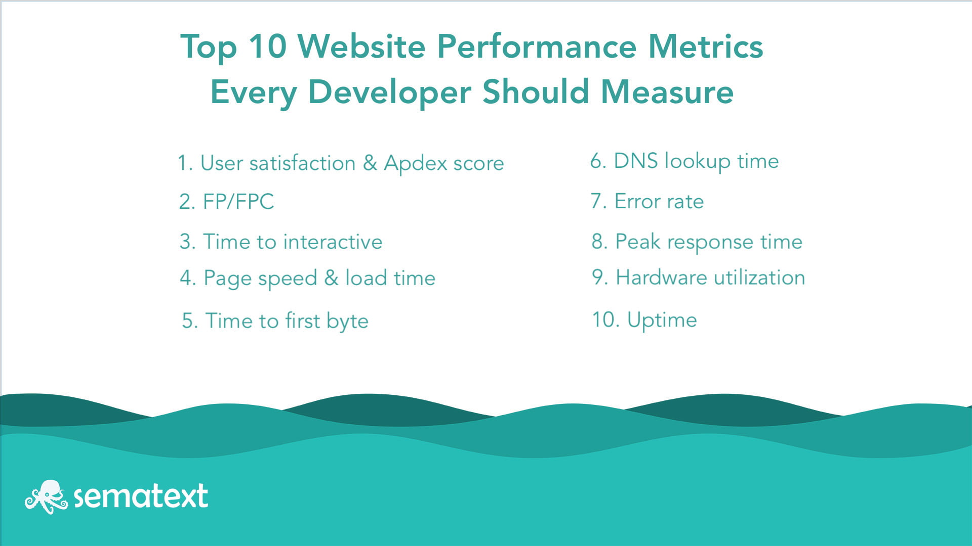 overview of essential hosting performance metrics